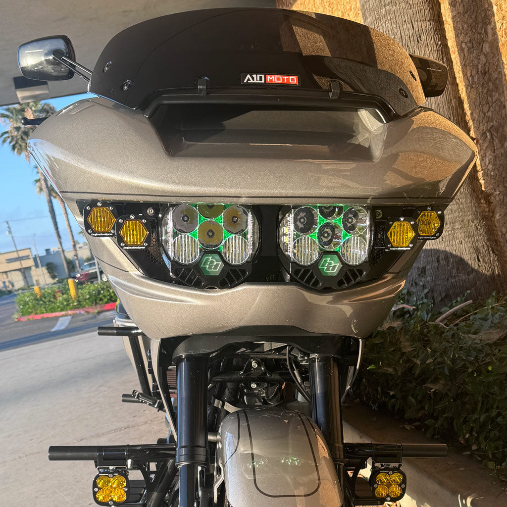 Alpha Six 2023.5+ Road Glide LP6 Lighting Combo Kit Featuring Baja Designs