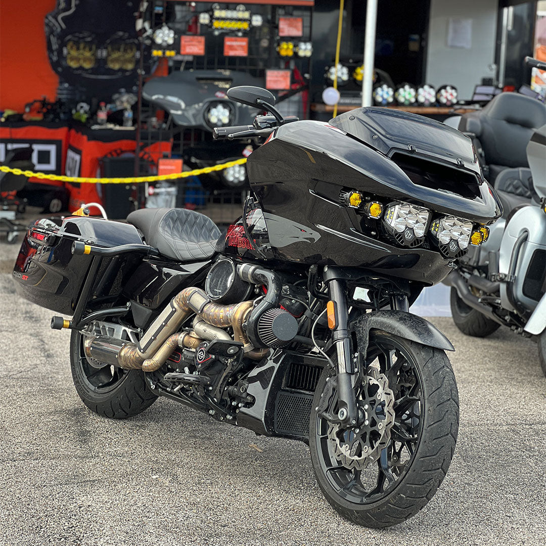 Alpha Six 2023.5+ Road Glide LP6 Lighting Combo Kit Featuring Baja Designs
