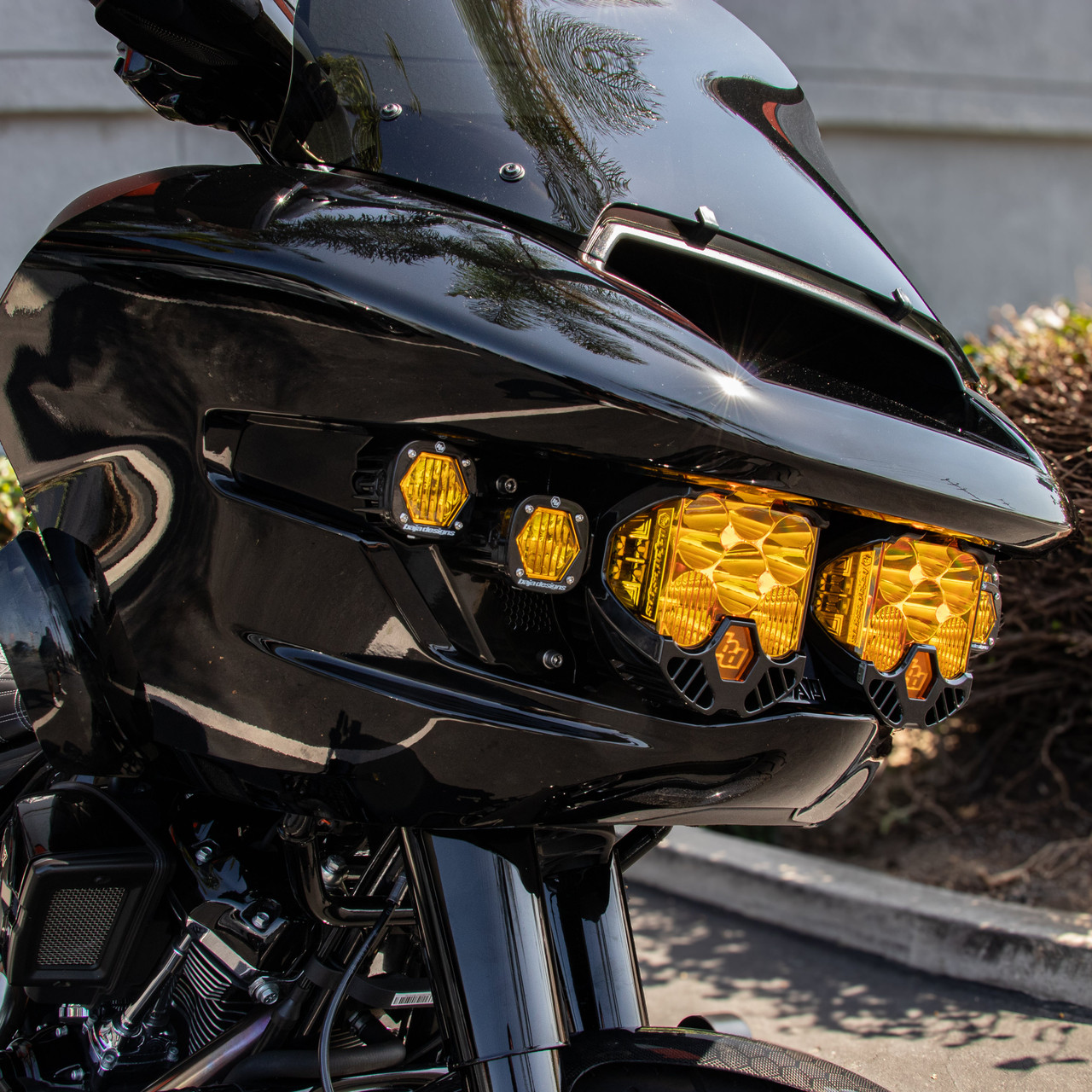 Alpha Six 2023.5+ Road Glide LP6 Lighting Combo Kit Featuring Baja Designs