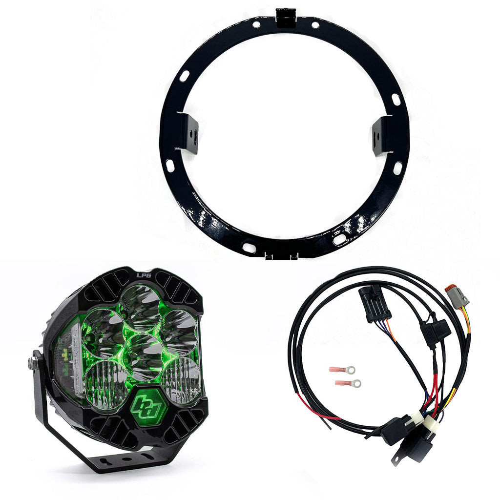 A10 Moto 14-23 Harley Davidson Street Glide Baja Designs LP6 Lighting Combo Kit
