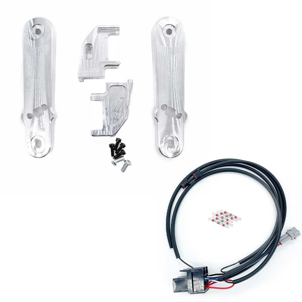 A10 Moto 14-23 Street Glide/Road King Billet Front Turn Signal Kit
