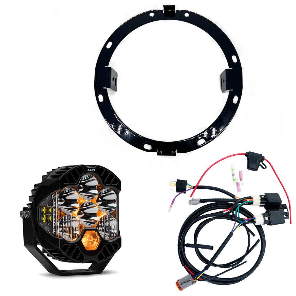 A10 Moto 96-13 Street Glide Baja Designs LP6 Lighting Combo Kit