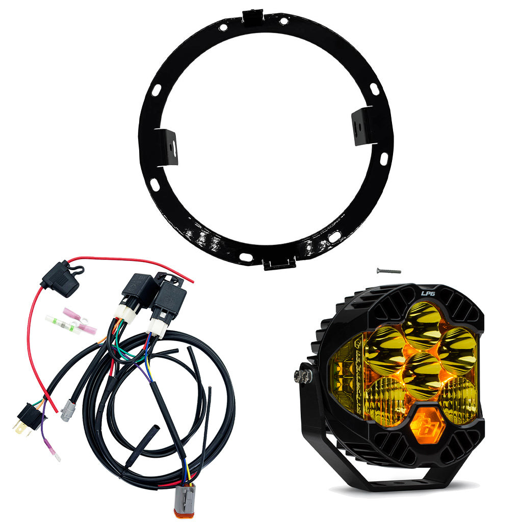 A10 Moto 96- Present Road King Baja Designs LP6 Lighting Combo Kit