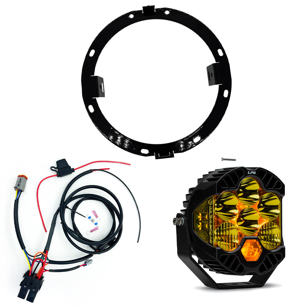 A10 Moto 96- Present Road King Baja Designs LP6 Lighting Combo Kit