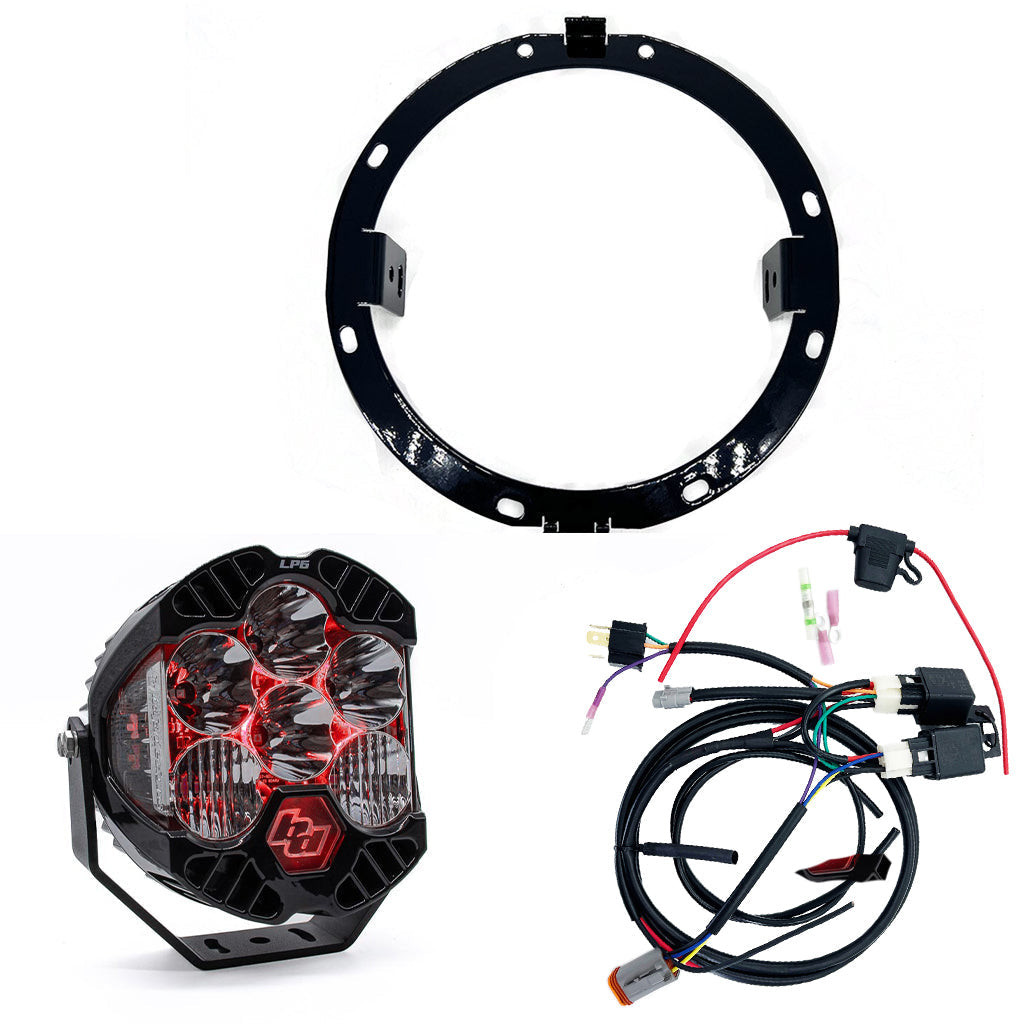 A10 Moto 96- Present Road King Baja Designs LP6 Lighting Combo Kit