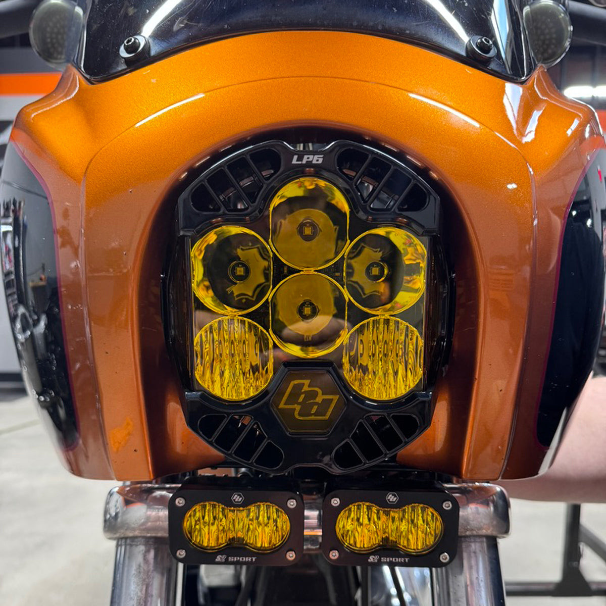 A10 Moto T-Sport Modular LP6 and S2 Mounting system For Softails, Dynas and Low Rider S 127095