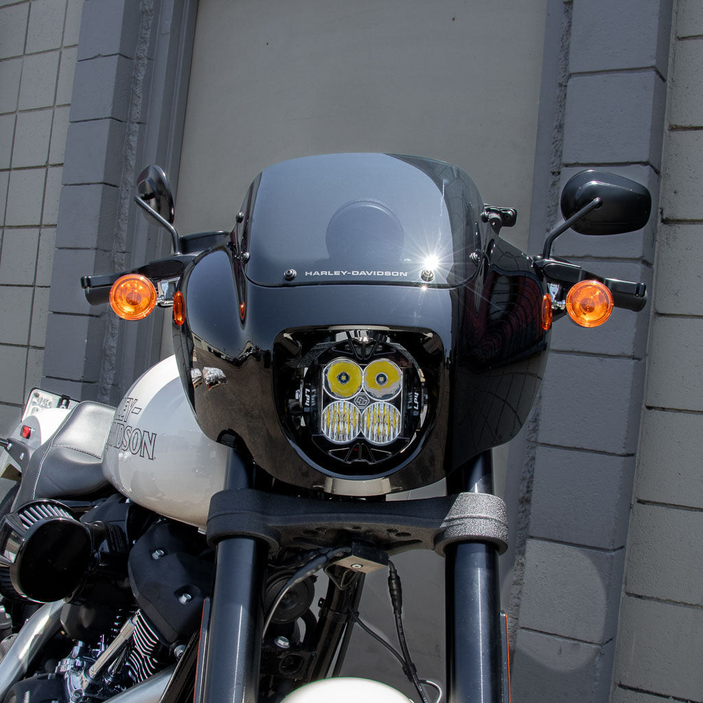 A10 Moto 3.5" LP4 Mount for Low Rider S 1/4 Fairing and Stock Combo Kit
