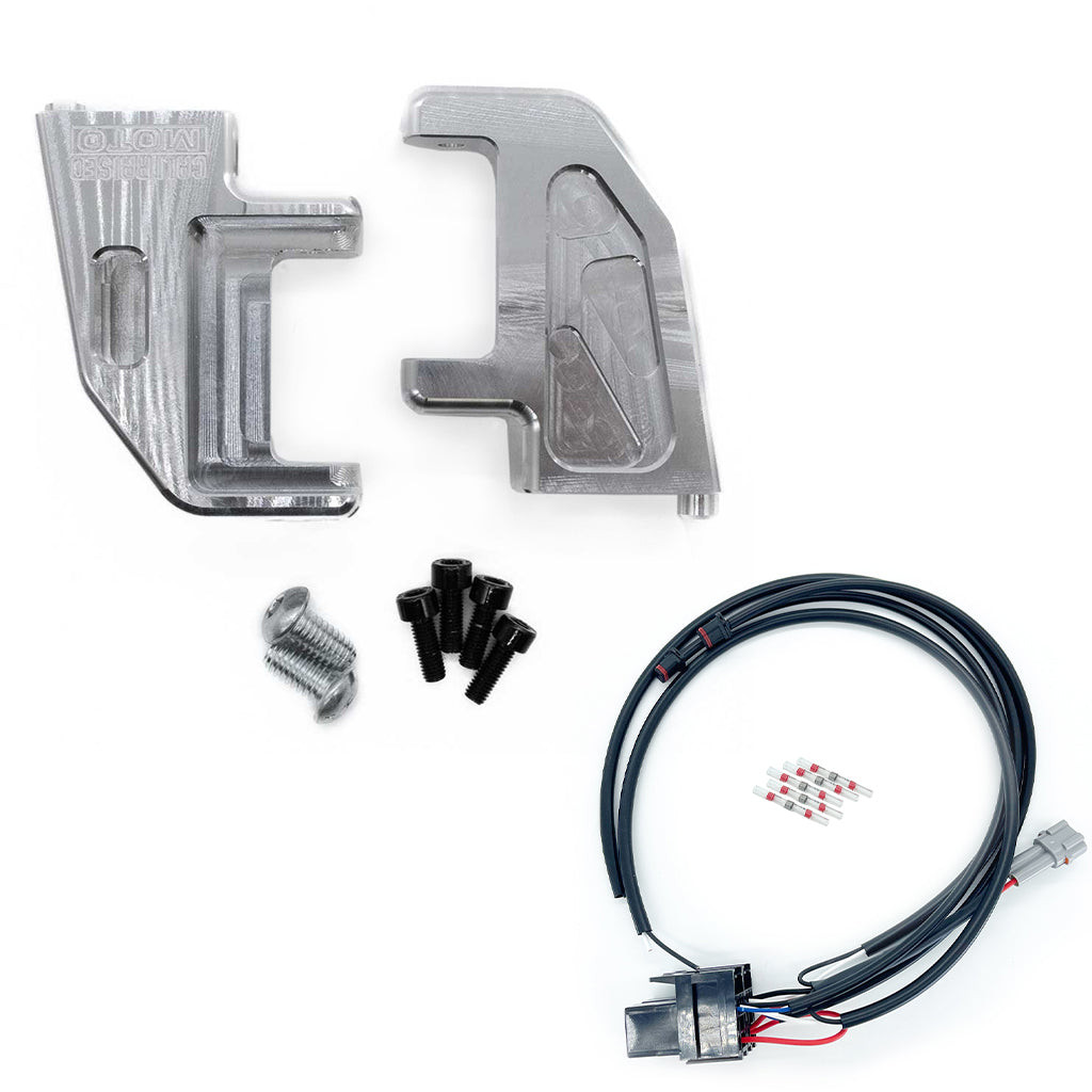 A10 Moto Low Rider ST Billet S1 Pod Front Turn Signal Kit 127063