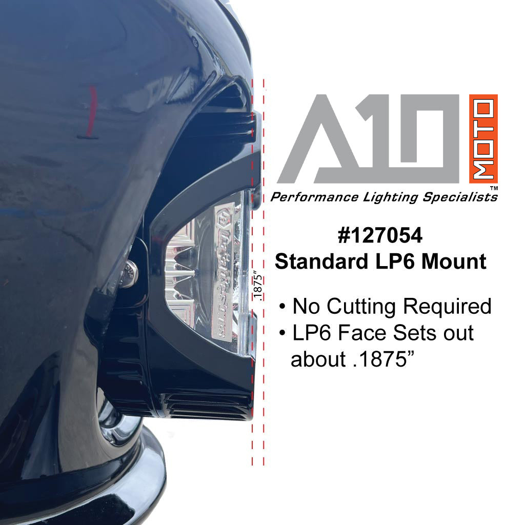 A10 Moto Low Rider ST LP6 No-Cut Headlight Bracket Kit 127054