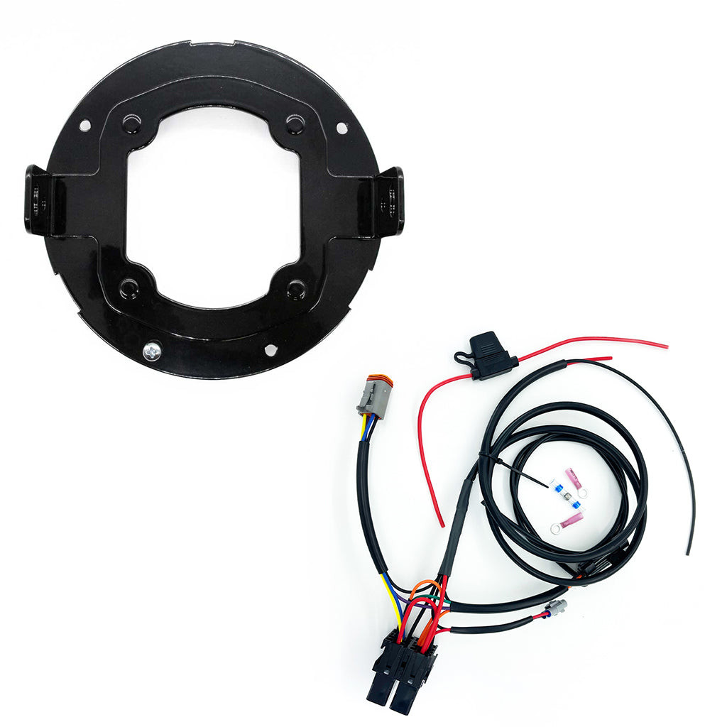 A10 Moto Low Rider ST LP6 Headlight No Cutting Bracket Combo Kit