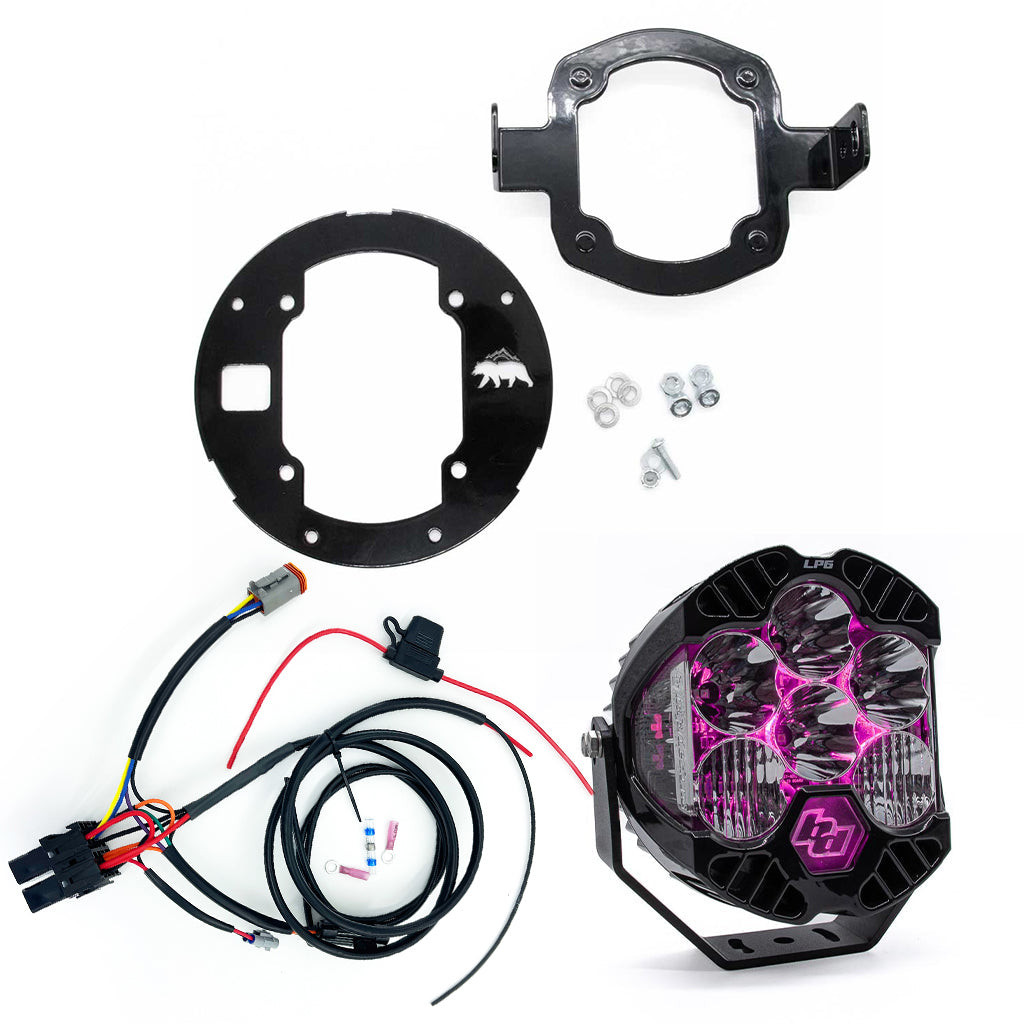 A10 Moto Low Rider ST LP6 Headlight No Cutting Bracket Combo Kit