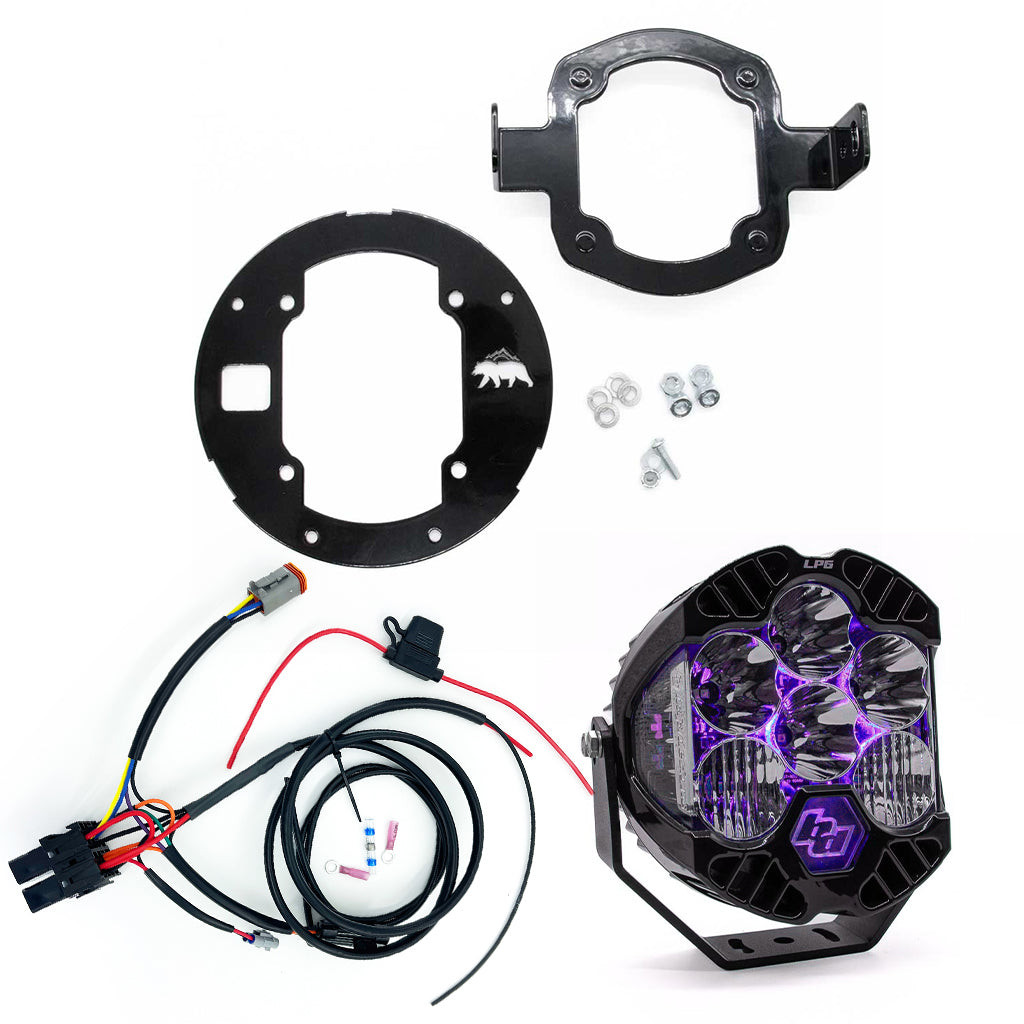 A10 Moto Low Rider ST LP6 Headlight No Cutting Bracket Combo Kit