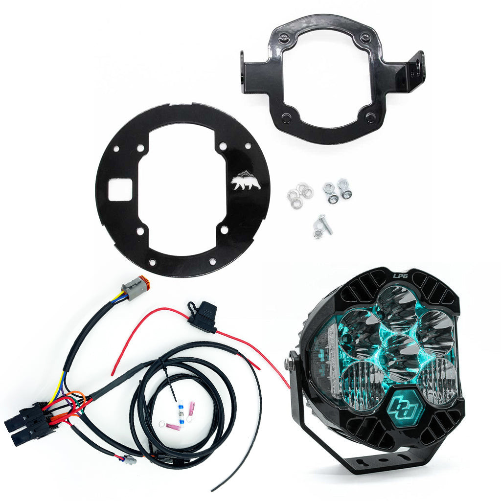 A10 Moto Low Rider ST LP6 Headlight No Cutting Bracket Combo Kit