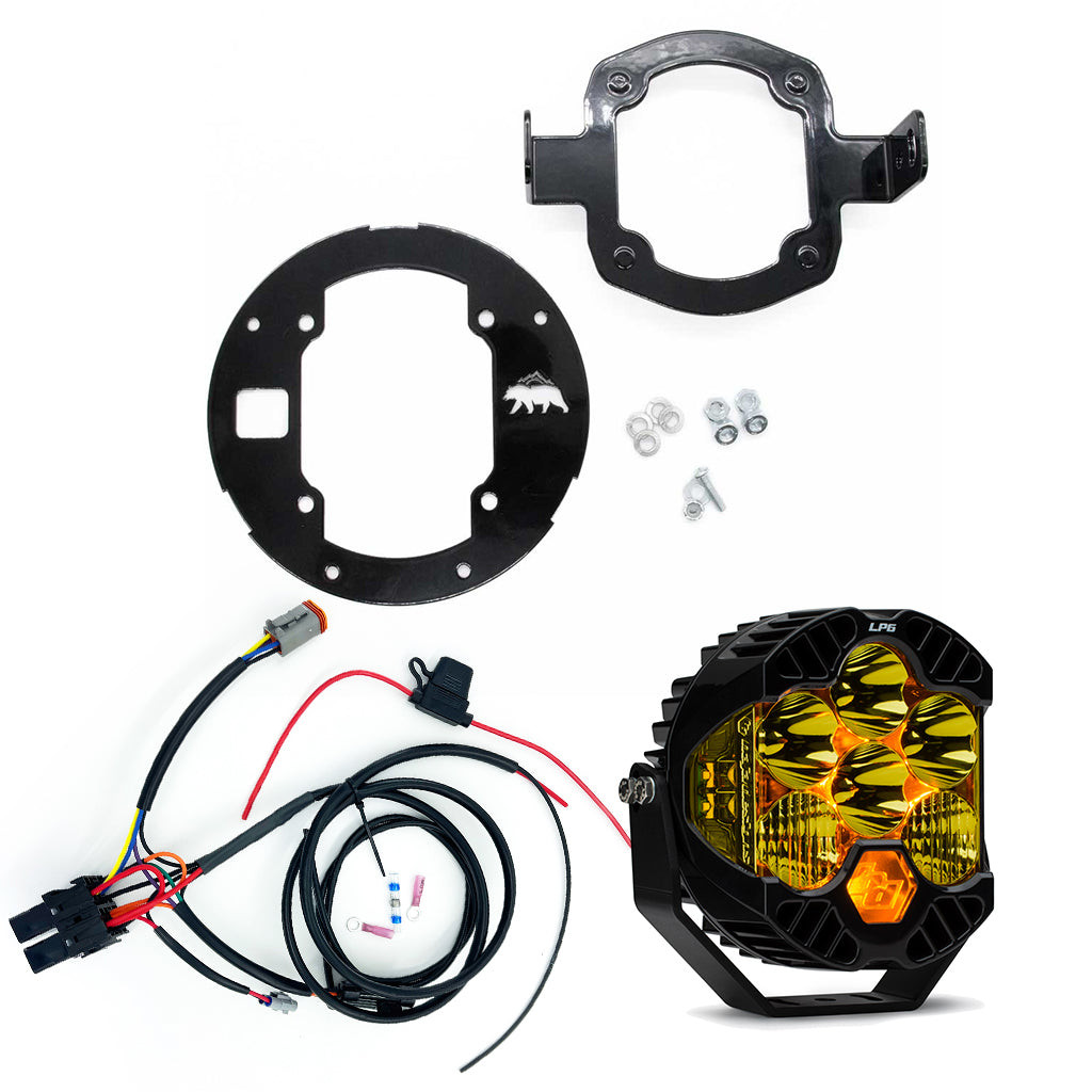A10 Moto Low Rider ST LP6 Headlight No Cutting Bracket Combo Kit