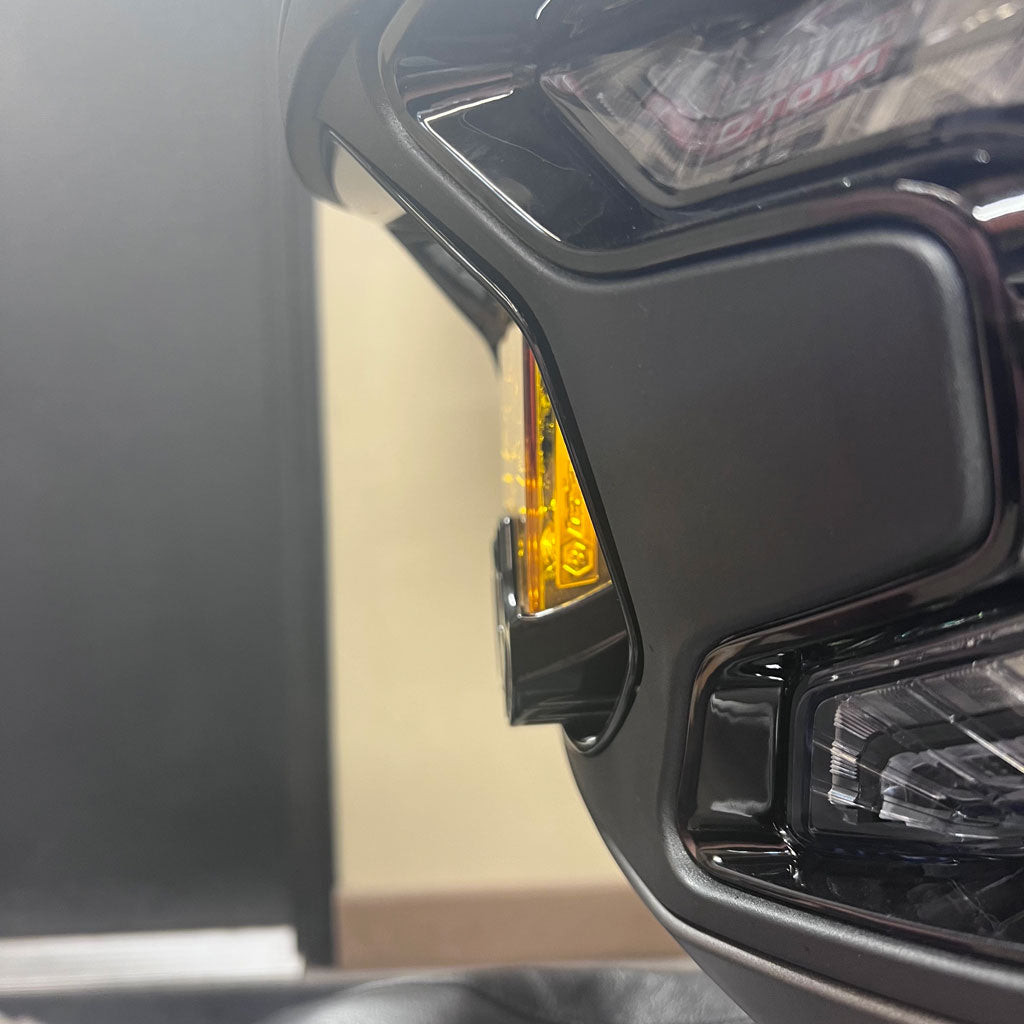 A10 Moto Indian Challenger Baja Designs LP6 Light Bracket Combo Kit