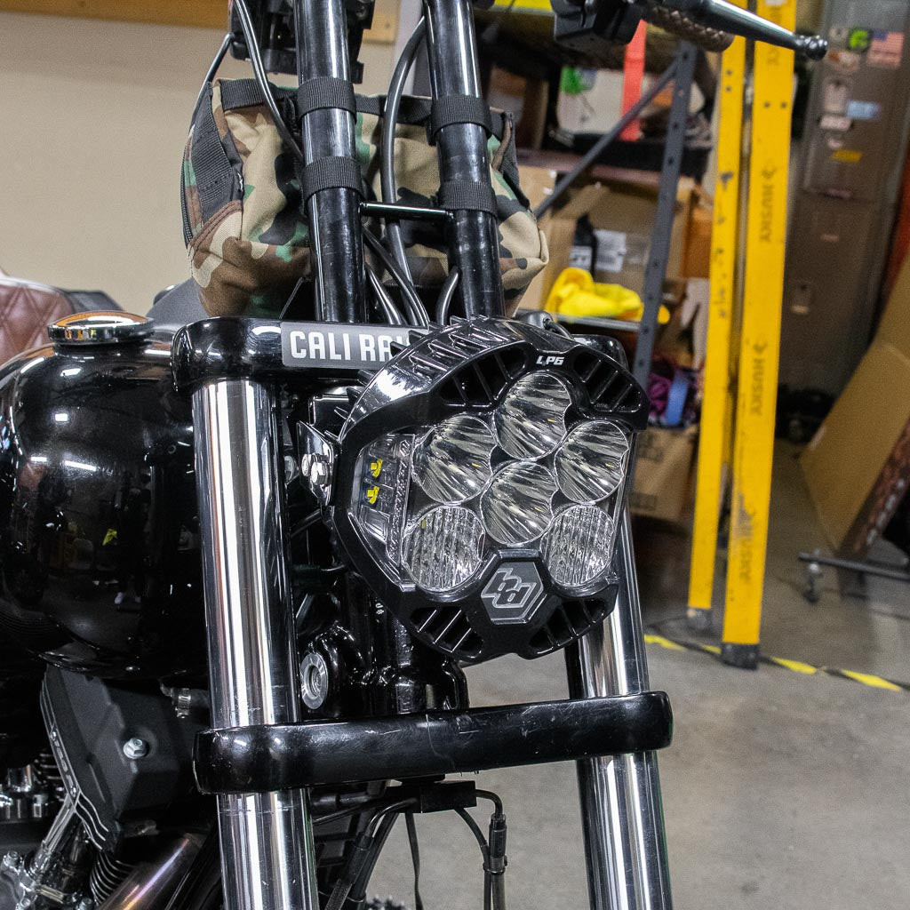 A10 Moto 3.5" Universal Naked Baja Designs LP6 (Bracket Only) Fits Low Rider S, Dynas, Softails 127067