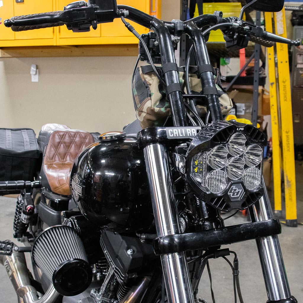A10 Moto 3.5" Universal Naked Baja Designs LP6 (Bracket Only) Fits Low Rider S, Dynas, Softails 127067