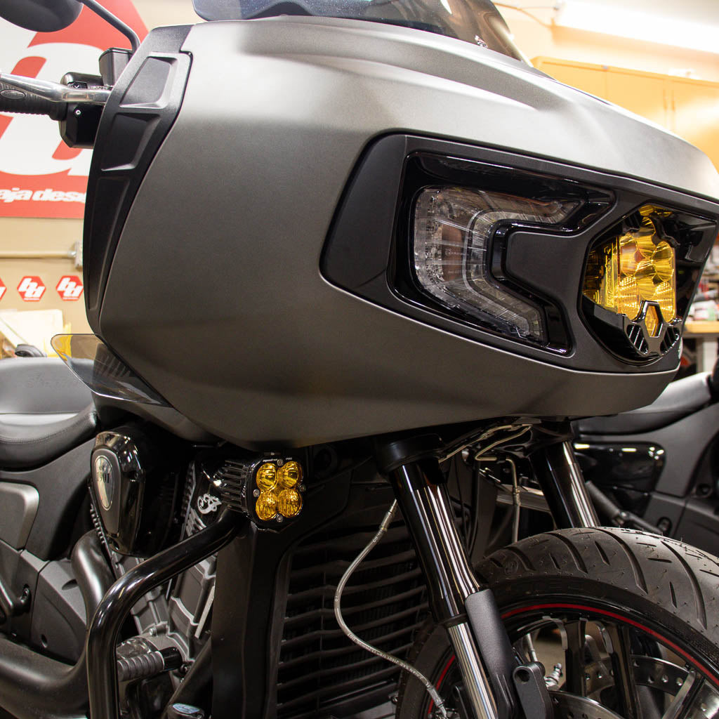 A10 Moto Indian Challenger Squadron Add On Fog Light Combo Kit