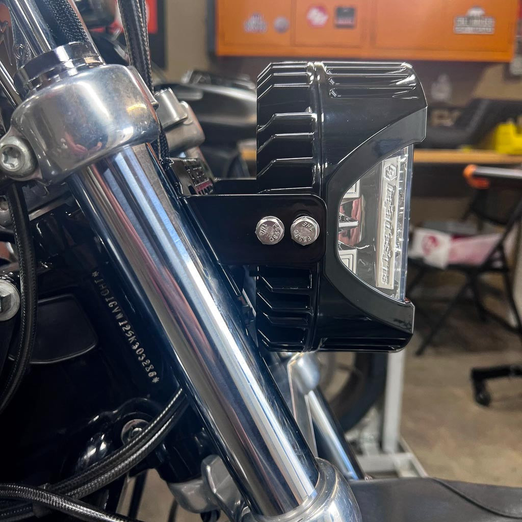 A10 Moto 3.5" Dyna Narrow Fork LP6 Mount Naked (No Fairing) Combo Kit
