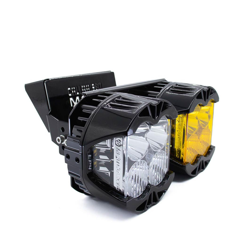 A10 Moto 08-17 Dyna Fat Bob DUAL LP4 Lighting Combo Kit For Memphis Shades 7401