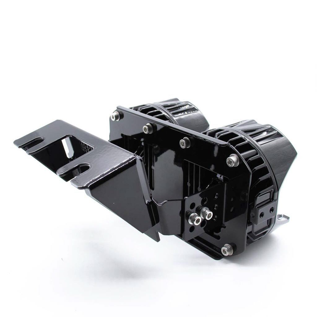 A10 Moto 08-17 Dyna Fat Bob DUAL LP4 Lighting Combo Kit For Memphis Shades 7401