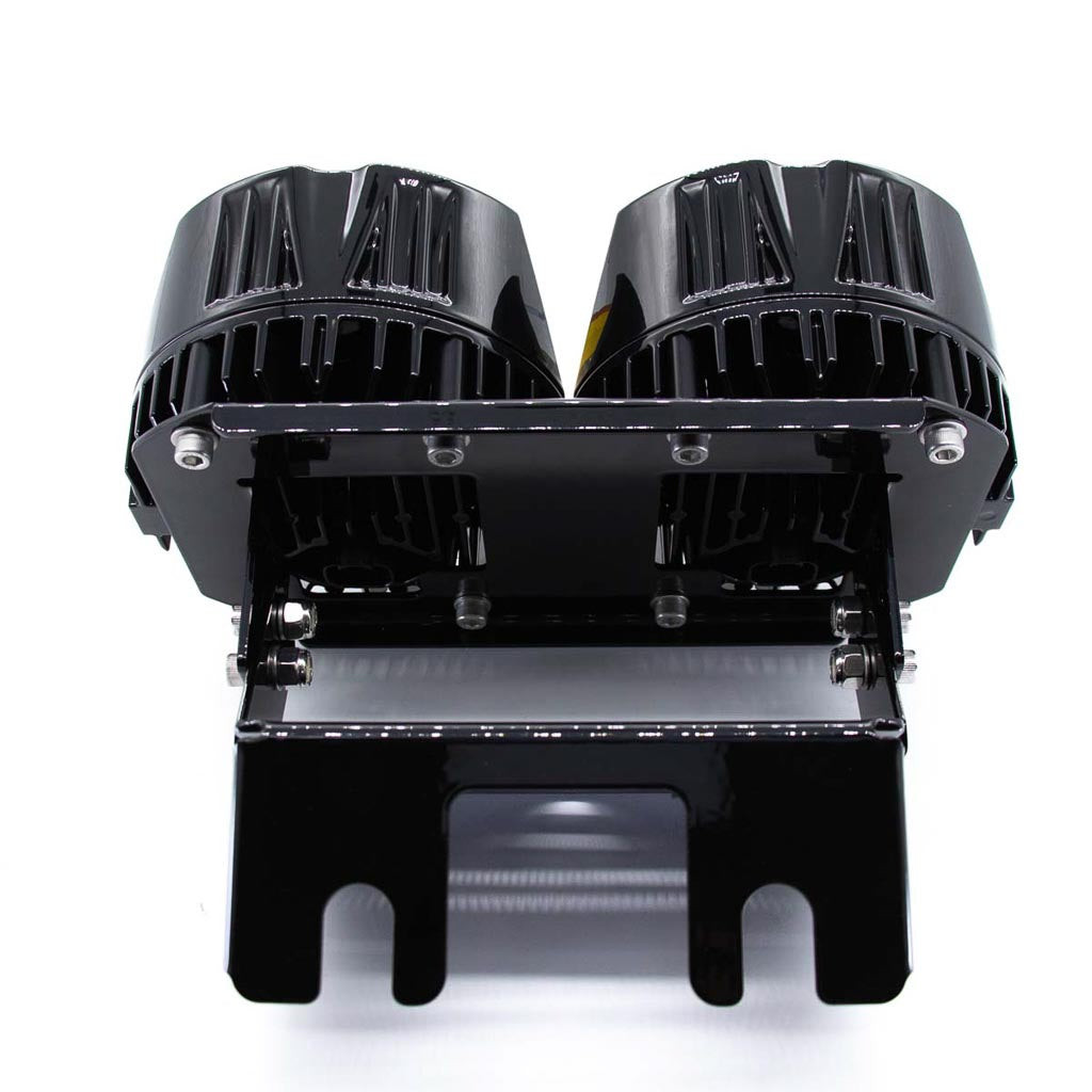 A10 Moto 08-17 Dyna Fat Bob DUAL LP4 Lighting Combo Kit For Memphis Shades 7401