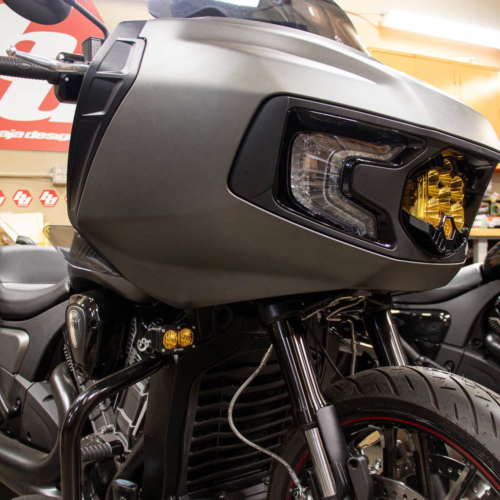 A10 Moto Indian Challenger S2 Add On Fog Light Combo Kit
