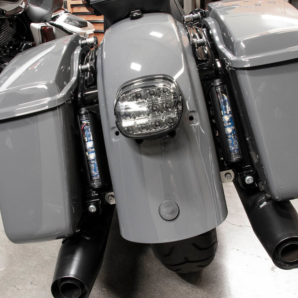 A10 Moto 23.5+ Touring Dual Baja Designs RTL-M Tail Light Bracket Kit