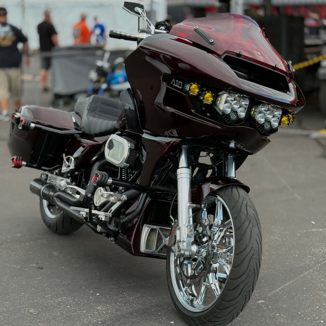 2023.5+ Road Glide A10 Logo Wings for Alpha Six Lighting Kit.