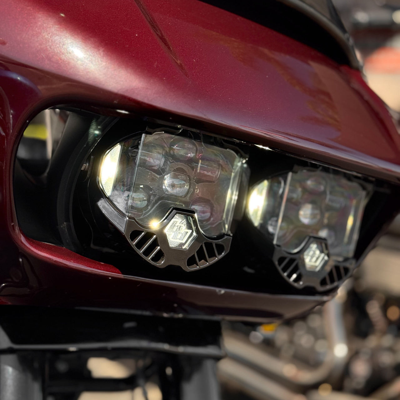 A10 Moto 15–23 HD Road Glide Baja Designs DOT LP6 Lighting Combo Kit
