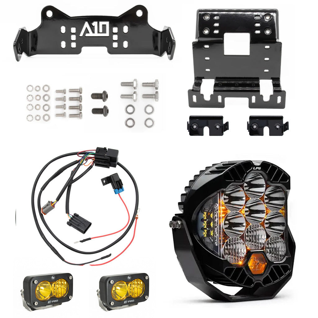 A10 Moto 18-24 H.D. Breakout LP9 Combo Bracket Kit W/Two S2 Lights 127131