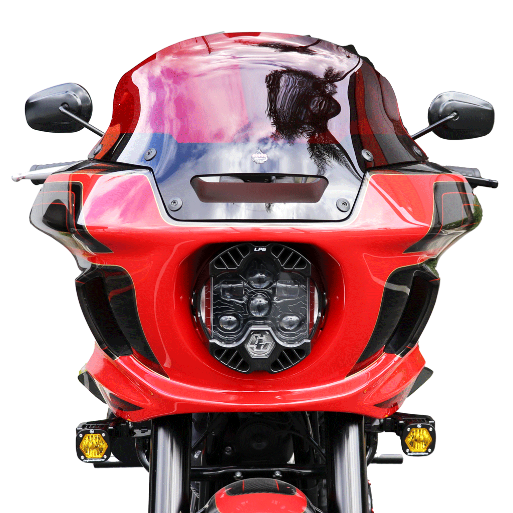 A10 Moto Low Rider ST "Cut In" Recessed DOT LP6 Mount Combo Kit