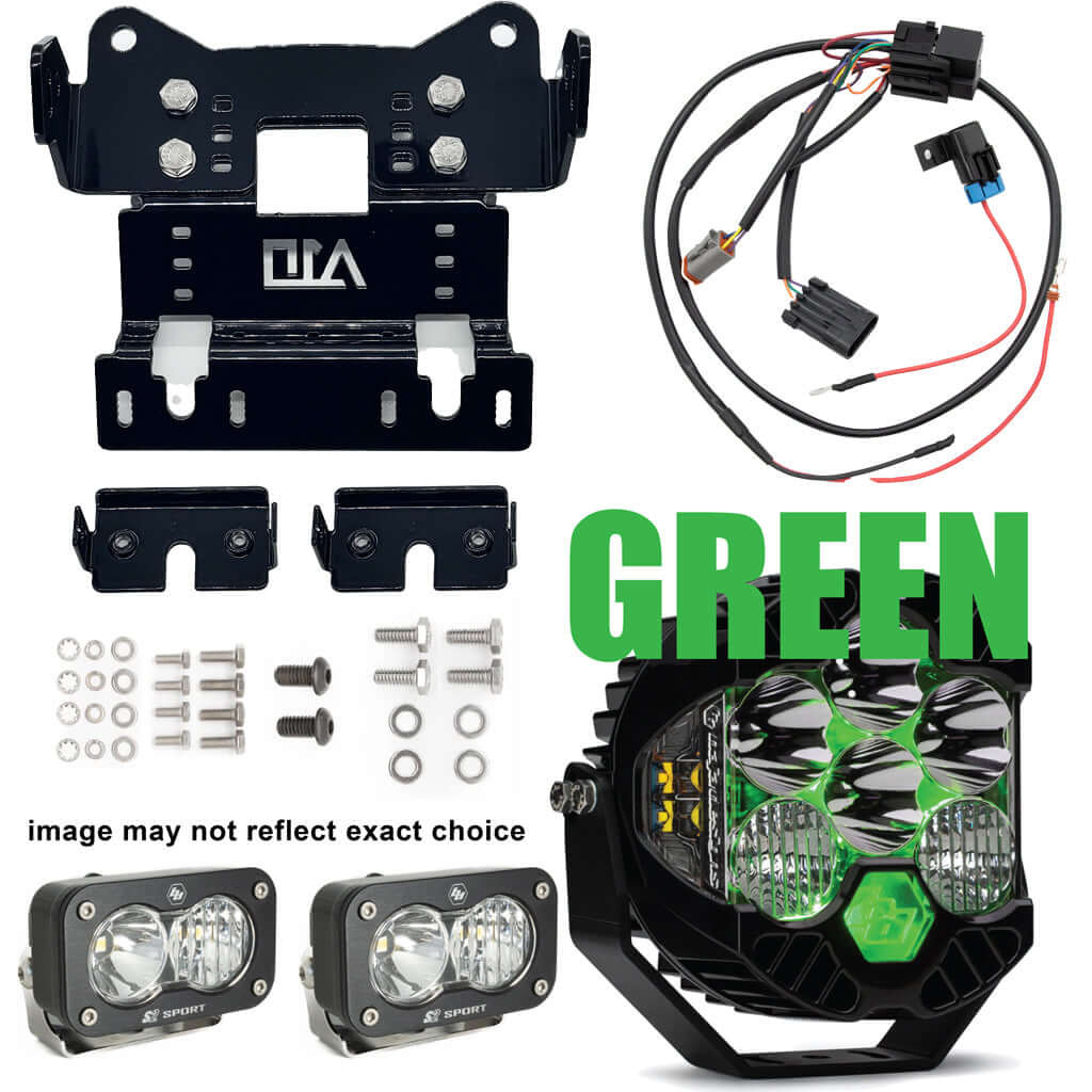 A10 Moto 18-24 Harley Davidson Breakout LP6 Combo Bracket Kit W/2 S2 Lights 127117