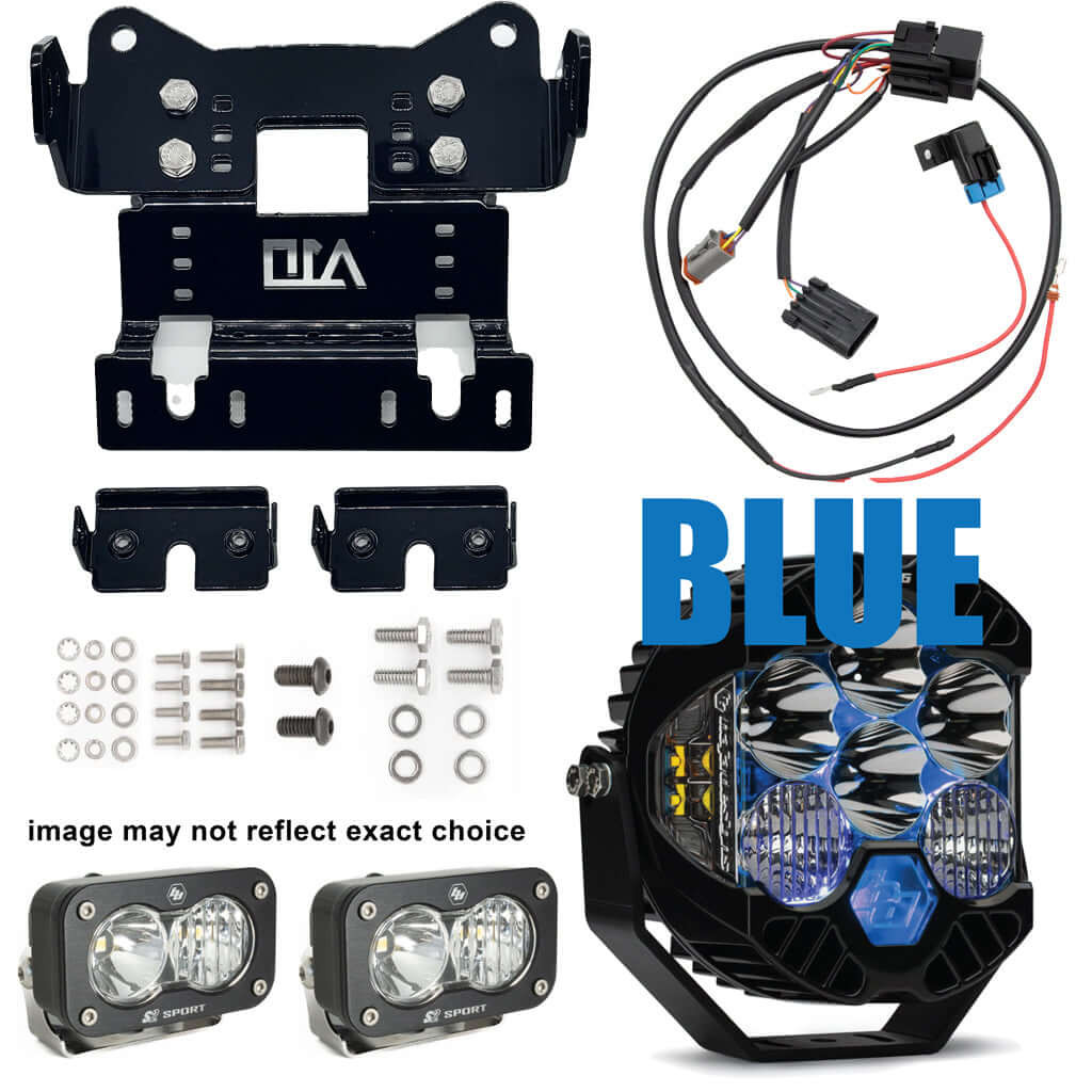 A10 Moto 18-24 Harley Davidson Breakout LP6 Combo Bracket Kit W/2 S2 Lights 127117