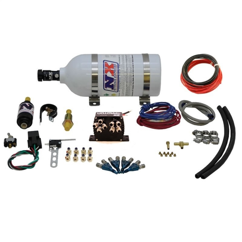 Nitrous Express 64004-1.0P Nitrous Express Moto 4 Nitrous Kit w/1.0lb Bottle