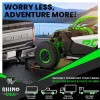 Rhino USA TD-ETRAIL8-4PK-BLK Rhino USA 8Ft E-Track Tie-Down Rails, Black (4 Pack)