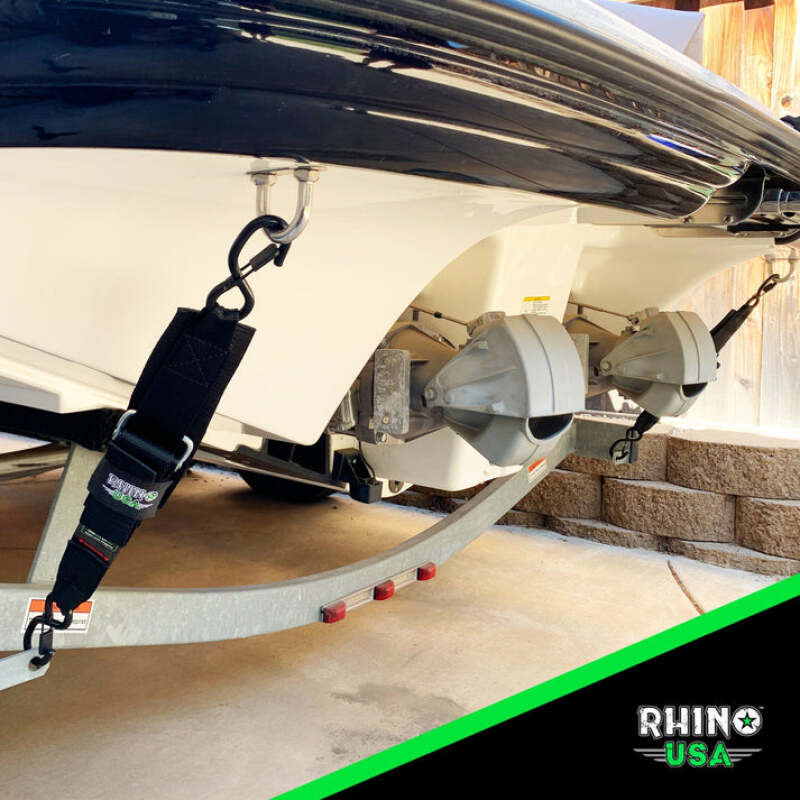 Rhino USA RNO-TRNSM-STRPS Rhino USA Transom Straps For Boat Trailer (Pair)