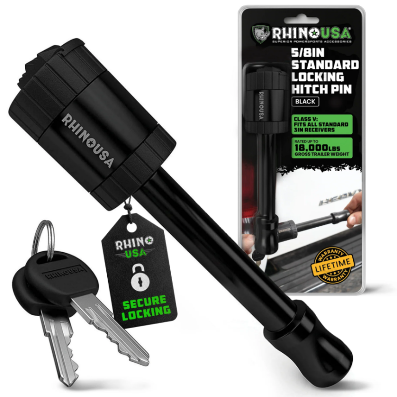 Rhino USA HITCH-PIN-3 Rhino USA Locking Hitch Pin For 3In Class V Hitch