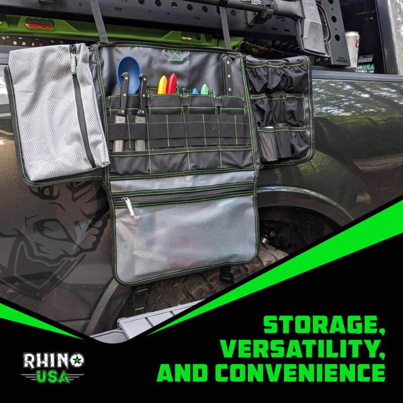 Rhino USA AC-SBCAMPKIT-BLK Rhino USA Camp Kitchen Organizer Bag (Black)