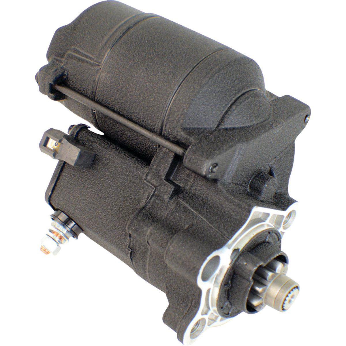 Protorque Parts INC. #PH125-HD02-B - Starter - Black - '81-'22 Sportster