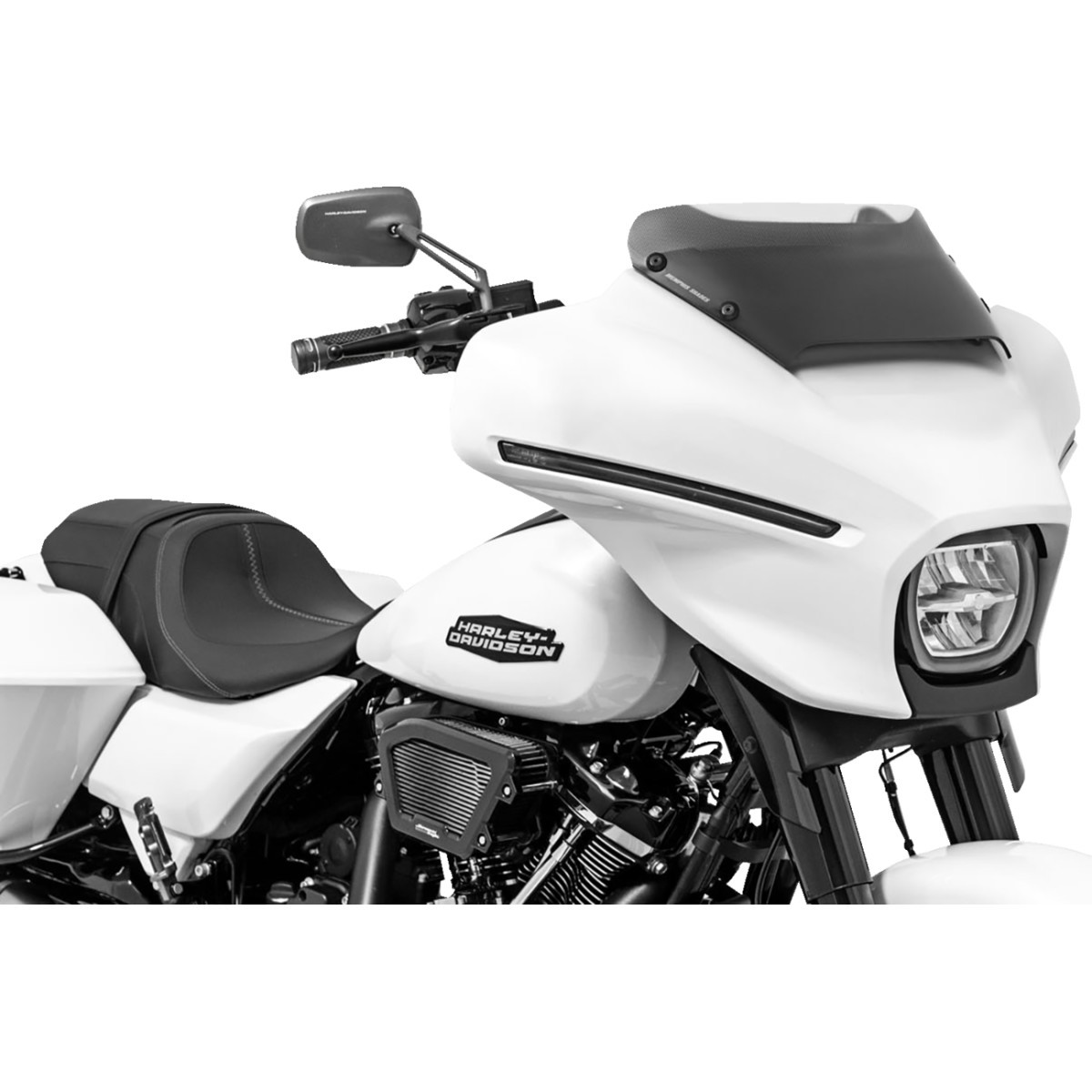 Memphis Shades #MEP8860 - Spoiler Windshield - 2" - Clear - FLHX