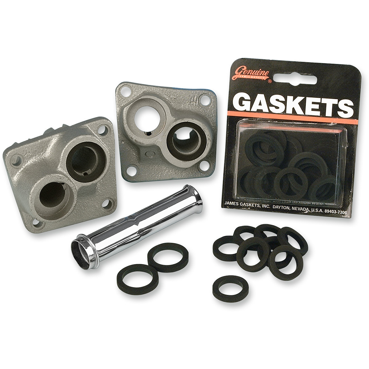 James Gasket #17955-48-FLR - Rubber Pushrod Kit - '48-E'79 Big Twin