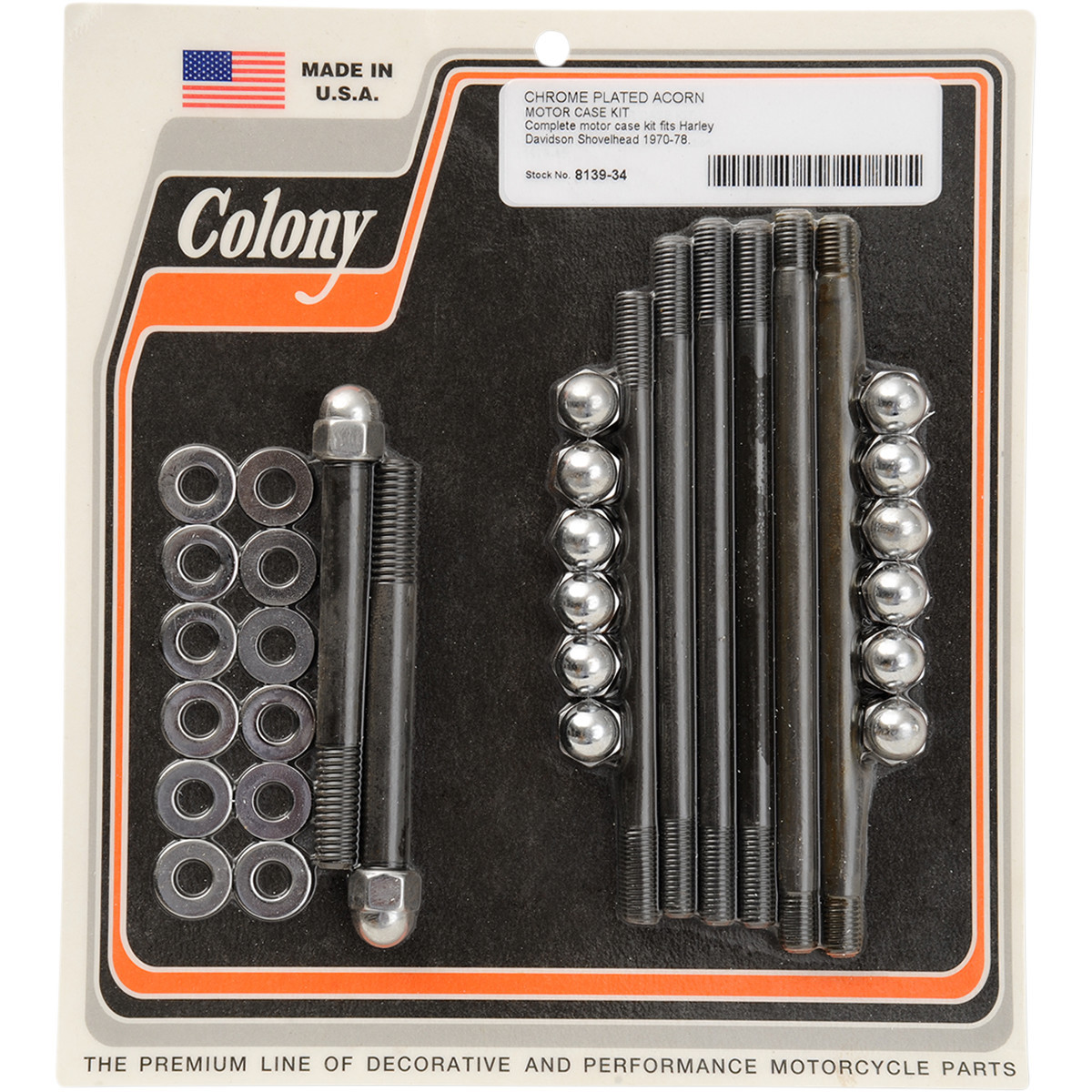 Colony #8139-34 - Hardware Kit - Motor Case - Acorn