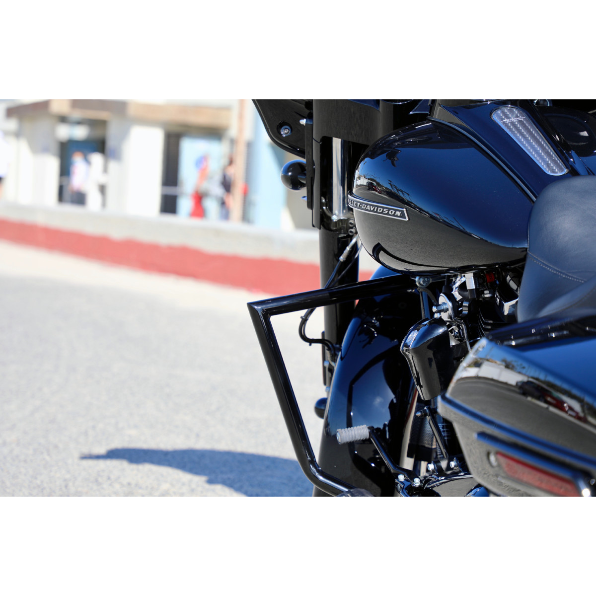 LA Choppers #LA-7100-00 - Engine Guard - Chrome - Twin Peaks