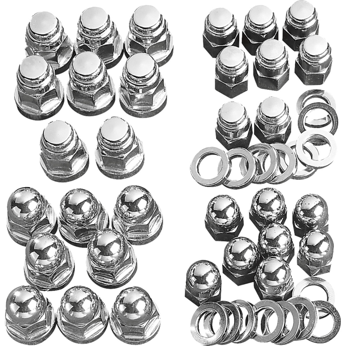 Drag Specialties - Acorn Bolt/Nut/Washer Set - Head Bolt
