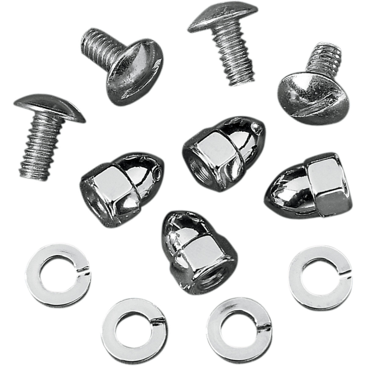 Drag Specialties - License Plate Fasteners - Acorn Nuts