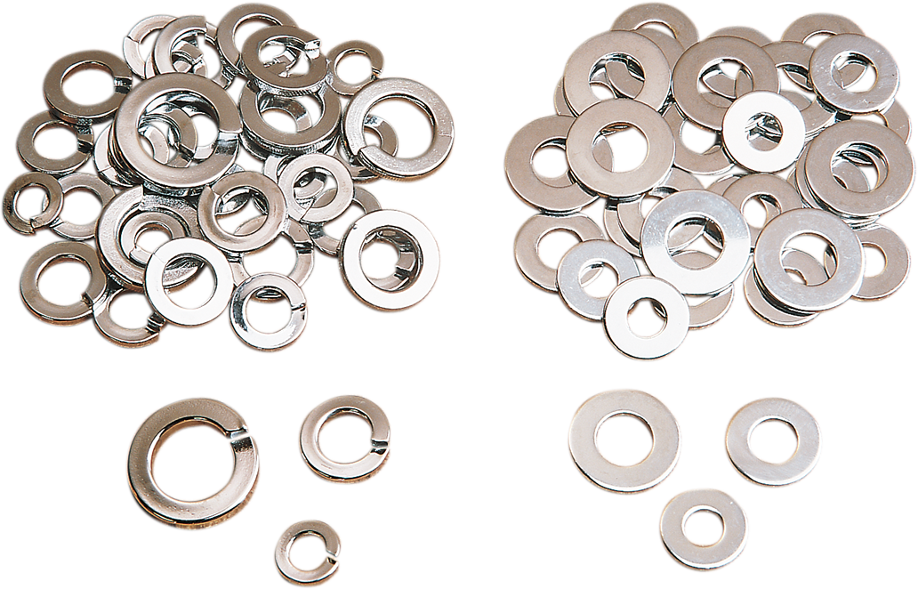 Chrome Lock Washer Kit (36)