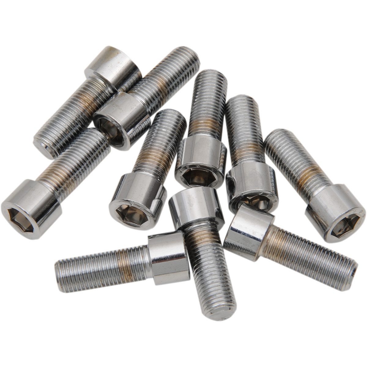 Drag Specialties - Bolts - Socket-Head/Replacement - Smooth/Fine Thread - 3/8"-24 x 1-1/4" - 10 Pack