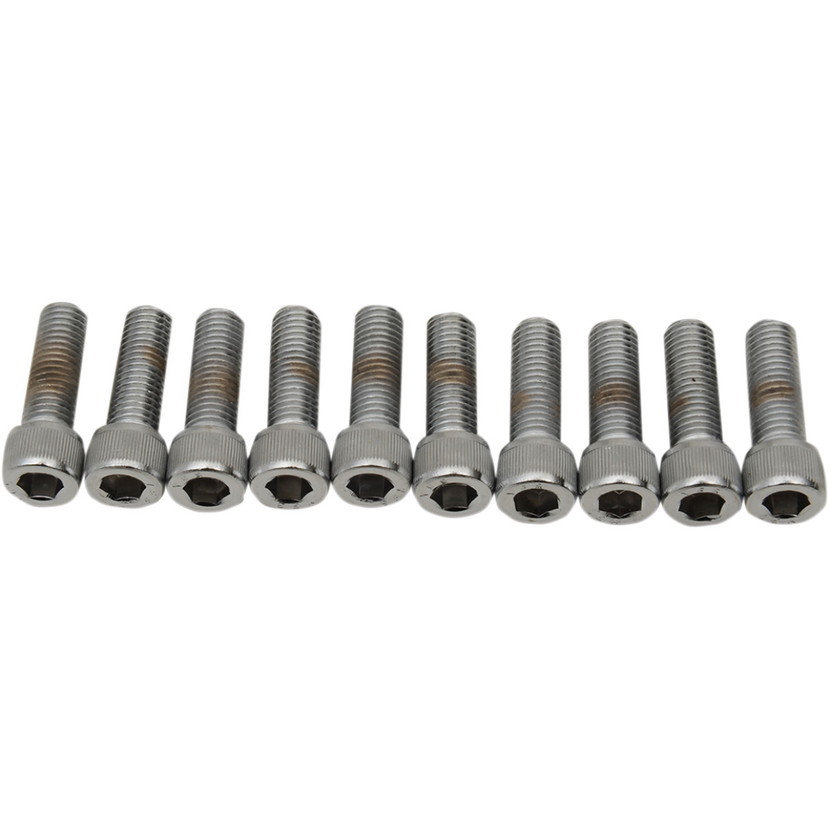 Drag Specialties - Bolts - Socket-Head/Replacement - Knurled/Fine Thread - 1/4"-28 x 3/4" - 10 Pack