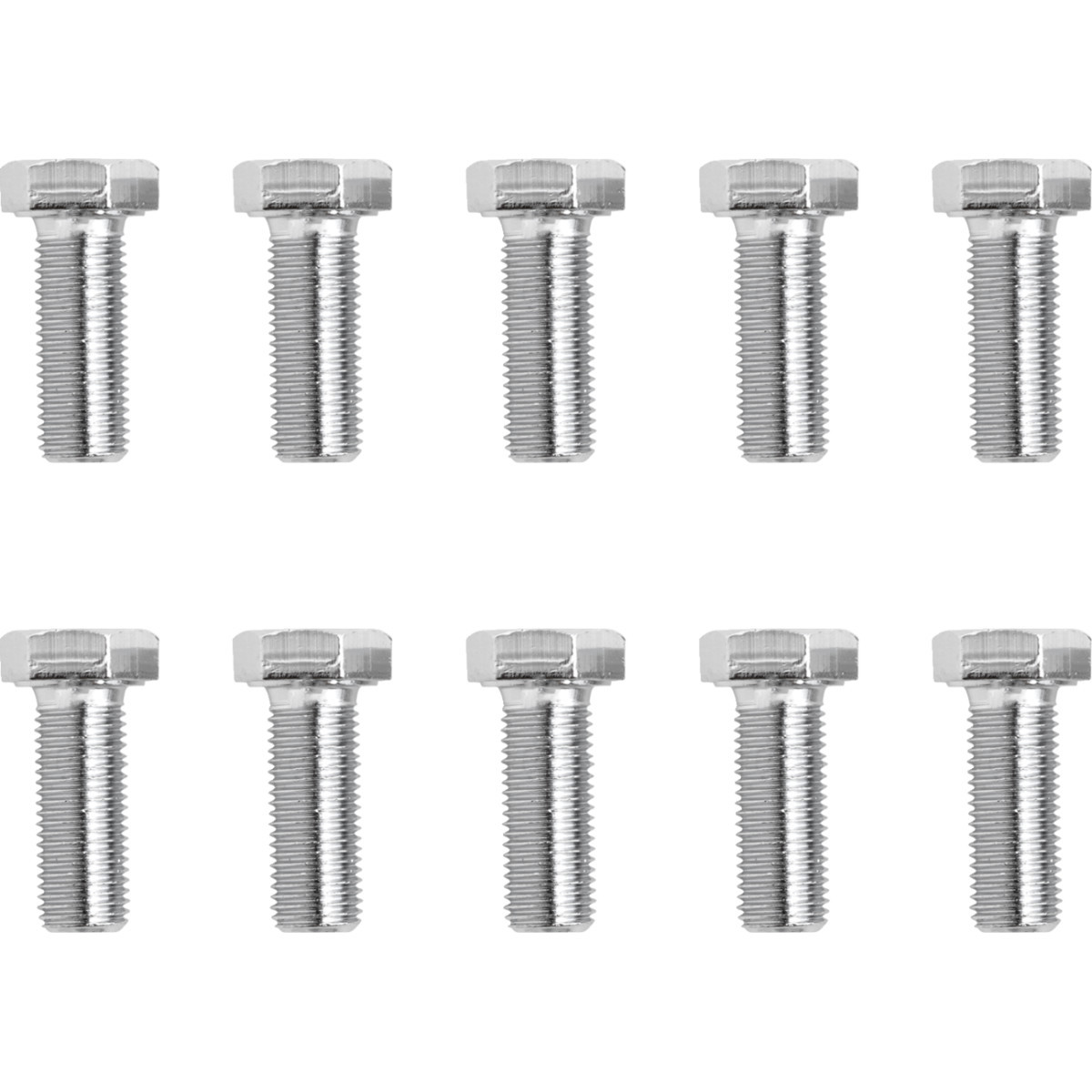 Drag Specialties - Bolts - Hex Head/Replacement - Fine Thread - 3/8"-24 x 1" - 10 Pack